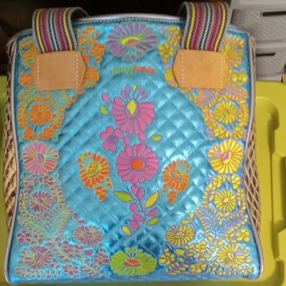 Colorful Floral Embroidered Women's Bag